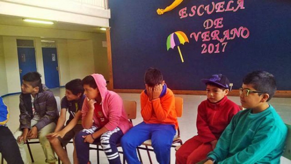 Escuela "Abierta de Verano" de escuela "Sociedad Socorro de Se&ntilde;oras" de Osorno